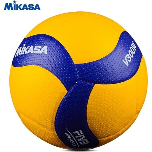 Original Mikasa Volleyball V300W FIVB Official Game Ball FIVB Approved for Competition Adult Ball Volleyball