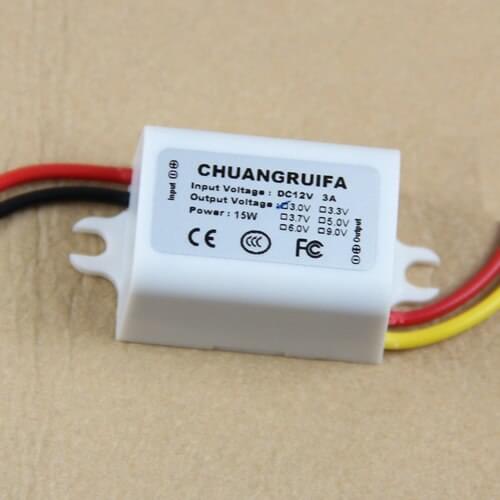 DC/DC Converter 12V Step Down To 3V 3A 15W Power Supply Module New
