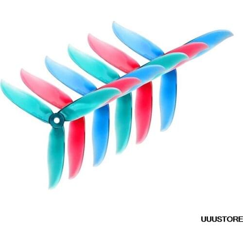 24 pcs / 12 pair DALPROP CYCLONE T5045C PRO 5045 3-Blade propeller for FPV Freestyle Drone Quadcopter Updated version Prop