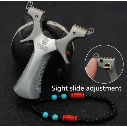 Slingshot Outdoor High-Precision Steel Ball Grabs The Power Of Hunting Quick-Press Flat Leather Bullets Adult Special Bow