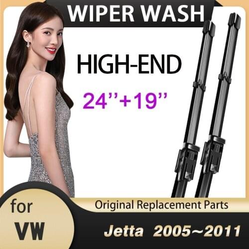 For VW Jetta A5 5 MK5 2005~2011 Car Wiper Blade 2PCS Front Windscreen Wipers 2006 2007 2008 2009 2010 Car Accessories