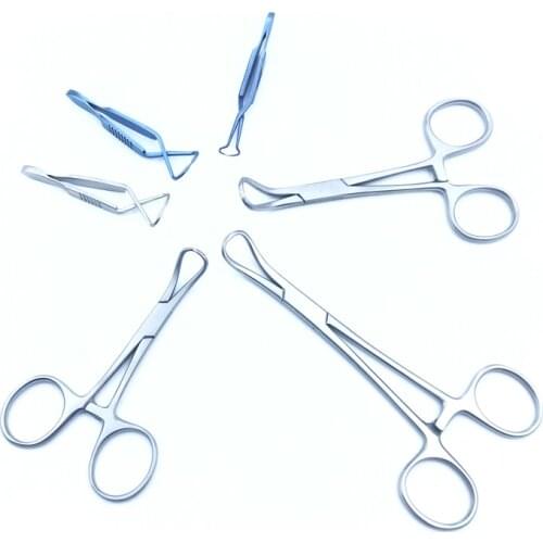 Titanium Cloth Towel Clamp Forceps Ophthalmic Surgical Instruments Instruments