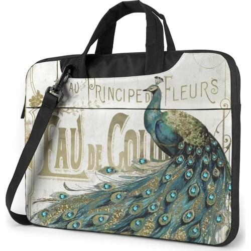 Peacock Laptop Bag Case Carry Kawaii Computer Bag Business Messenger Laptop Pouch