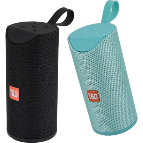 TG 113 Portable Bluetooth Speaker Outdoor Loudspeaker Wireless Mini Column 10W Stereo Surround Support FM TFCard Bass Box