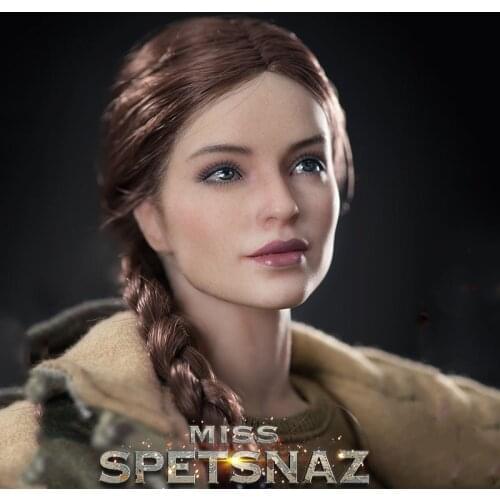 VERYCOOL VCF-2052 1/6 Miss Spetsnaz Female Head Sculpt Russian Soldier Accessory head sculpture
