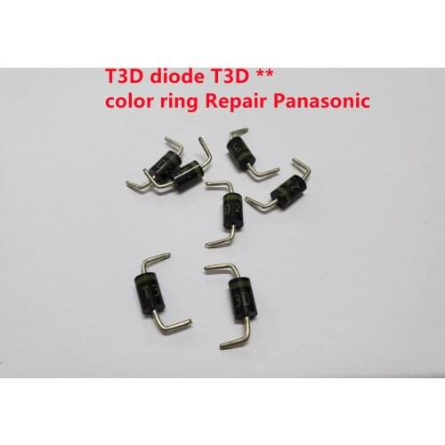 5pcs T3D diode T3D ** color ring Repair Panasonic plasma power supply LCD TV failure