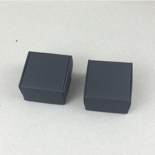 100Pcs/Lot 4*4*2.5cm Biscuits Handmade Soap Candy Kraft Paper Packaging Boxes For Small Gift AirCraft Paper Packaging Box