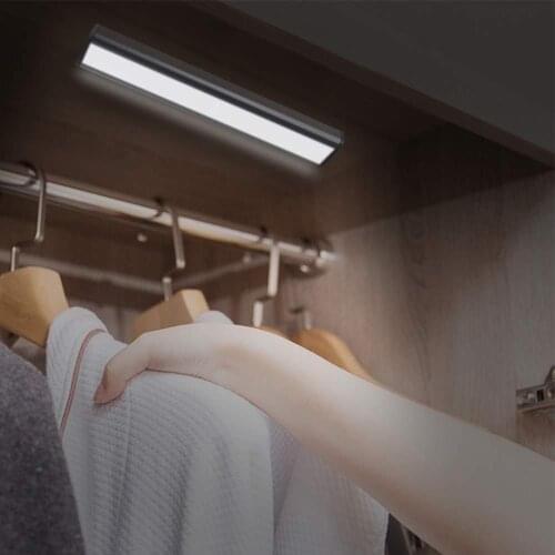 20 LEDs PIR LED Motion Sensor Light Cupboard Wardrobe Bed Lamp LED Under Cabinet Night Light For Closet Stairs Kitchen