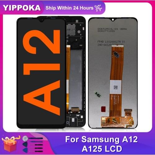 6.5" Original For Samsung Galaxy A12 Display A125F A125 LCD Touch Screen Digitizer Display For Galaxy A125 LCD A125F/DS A125H