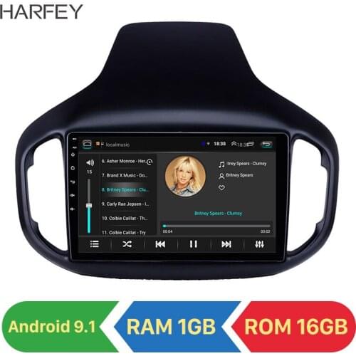 Harfey 2din Android 9.1 10.1 inch GPS Car Radio for Chery Tiggo 7 2016 2017 2018 2.5D screen Stereo Unit Player support Carplay