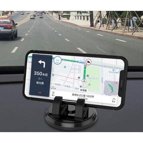 360 Degree Car Phone Holder Dashboard Sticking Mobile Phone Holder Stand Mount For Less 6 inch Phone Desk Stand Support Bracket