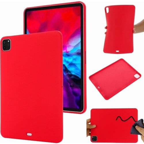 Capa for Ipad Pro 2021 Case for Ipad Pro 2021 2020 2018 11" Tablet Case for Ipad Air 4 10.9" 9.7" Soft Liquid Silicone Back Case