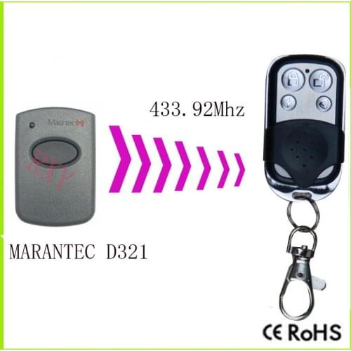 MARANTEC Digital321 remote control 433.92mhz Duplicator gate garage door MARANTEC Digital321 433mhz remote control