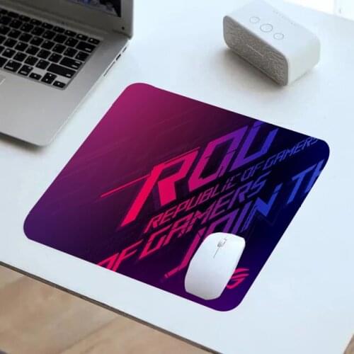 New Asus Rog City Mousepad Cute Kawaii Computer Gaming Accessories Mouse Mat Mouse Pad Gamer Non-slip Mausepad Deskmat Mause Pad