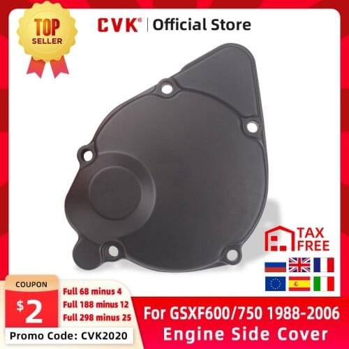 CVK Engine Cover Motor Stator Cover CrankCase Side Cover For SUZUKI GSXF600 GSX GSF GSXR GSXF 600 750 1200 GSF1200 GSX600 GSF600