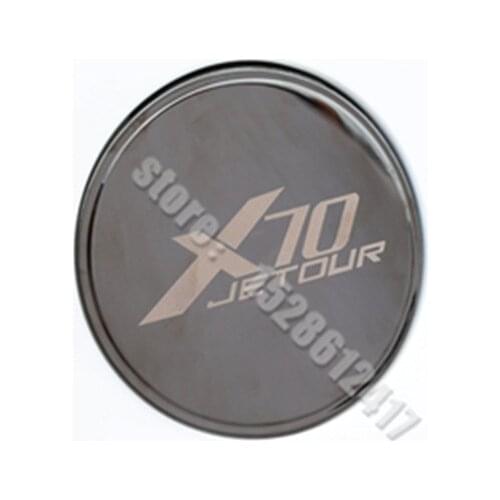 For JETOUR X70 2018-2019 Car styling Stainless steel Fuel Tank Cover Gas Tank Cover Trim