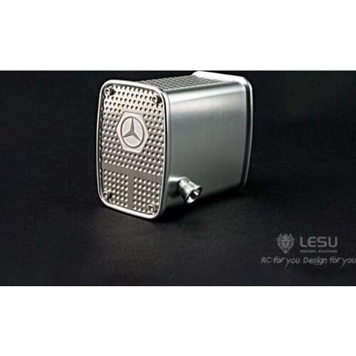 LESU Metal Exhaust Tank for 1/14 DIY TAMIYA Benz 3363 RC Tractor Truck Model Dumper Car