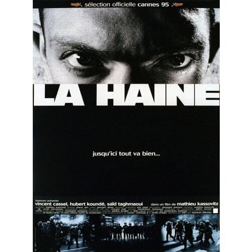 Lot style Choose La haine Art print Silk poster Home Wall Decor