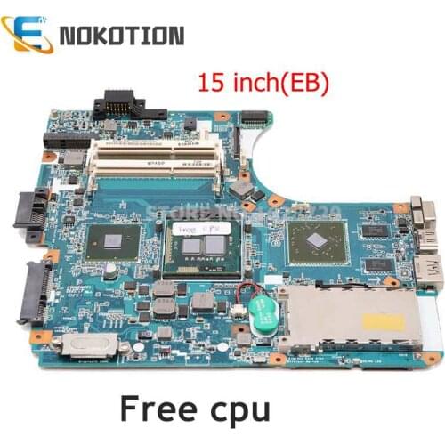 NOKOTION For Sony Vaio VPCEB series laptop motherboard HM55 DDR3 HD4500 Graphics A1794336A MBX-224 M961 1P-0106J01-8011