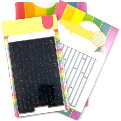 2021 New English Words Clear Stamps and Metal Cutting Dies Sets For DIY Craft Making Paper Seasons Greetings Card Scrapbooking