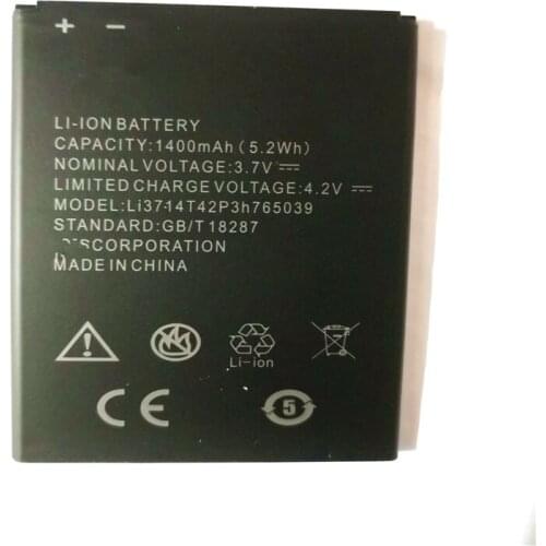 New 3.7V 1400mAh LI3714T42P3H765039 battery for ZTE Blade A3 T220 AF3 T221 A5 AF5 Phone Battery with phone stander