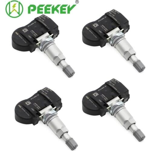 PEEKEY 4pcs 52933-2J100 433MHZ Wheel Tire Pressure Monitor TPMS Sensor For Kia Sorento Hyundai Verna Solaris 529332J100