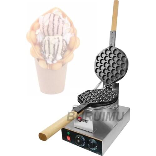 Directly Factory Price Electric Egg Waffle Machine Egg Bubble Waffle Machine Bubble Waffle Maker