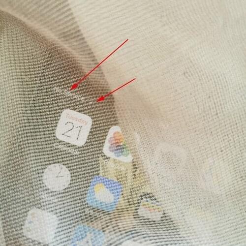 RFID RF EMF Silver Net Fabric,light color mosquito net fabric