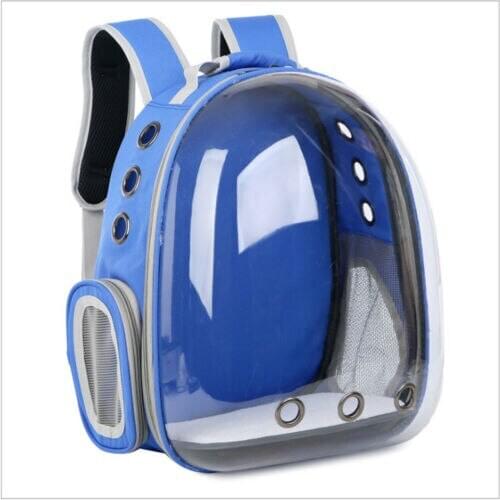 Pet Dog Cat Astronaut Backpack Space Capsule Breathable Outdoor Carrier Bag 2019 Outing Carrying Bag Pet Transparent Backpack