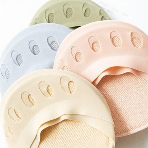 Five Toes Forefoot Pads For Women High Heels Half Insoles Calluses Corns Foot Pain Care Absorbs Shock Socks Toe Pad Inserts