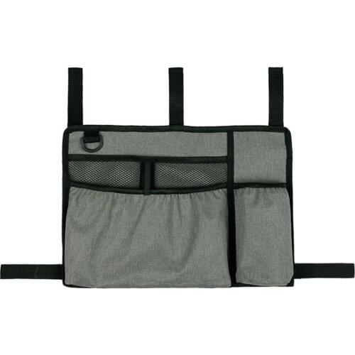 Multi Pocket Oxford Fabric Storage Bag Walking Aid Storage Bag Wheelchair Side Hanging Storage Bag Large Capacity Walker Package