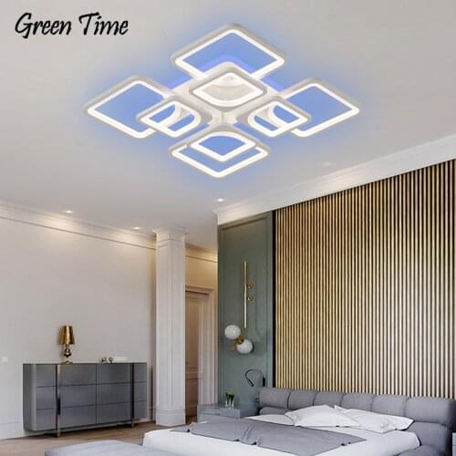 Home Lights Led Chandeliers For Living room Dining room Bedroom Indoor Ceiling Chandelier Lighting Lamp Lustre Luminaires White