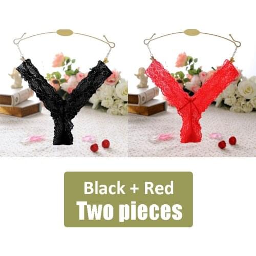 1/ 2pcs Sexy G String Panties Thong Lace Underwear Women T-back Briefs Women Lingerie Fitness Brief Thongs High Elastic One Size