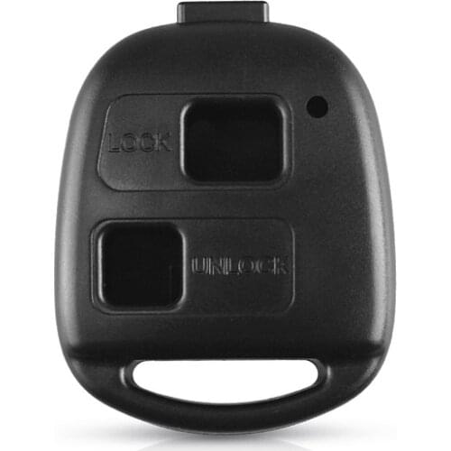 Universial Key Head 2 BUTTON REMOTE KEY FOB CASE For TOYOTA For Lexus CAMRY RAV4 Corolla PRADO YARIS Without Key Blade With LG