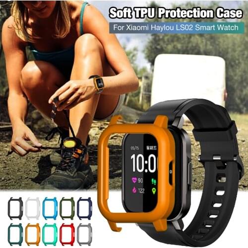 Protective Case For Xiaomi Haylou LS02 Cover Anti-drop Protector Frame Shell Watches Cover Case Smart Watch Accessories
