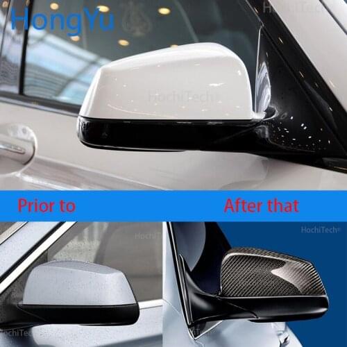 For BMW 6 Series E64 LCI 2008 2009 2010 100% Real Carbon Fiber Rear View Mirror Cover Side Mirror Caps car styling