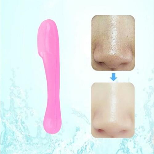 1Pc Pink Face Cleaning Machine Mini Facial Nose Washing Brush Silicone Waterproof Massage Deep Cleaning Brush Make Up Tool