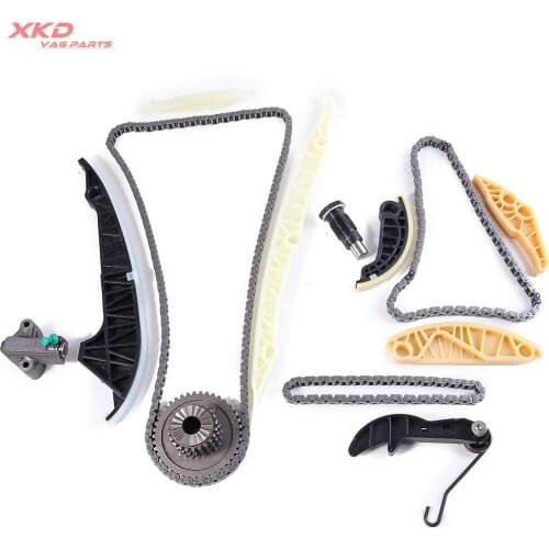 13Pcs Timing Chain Set For V-W Beetle Golf A-udi A3 A4 A6 Q5 Q7 TT Third EA888 1.8T 2.0T