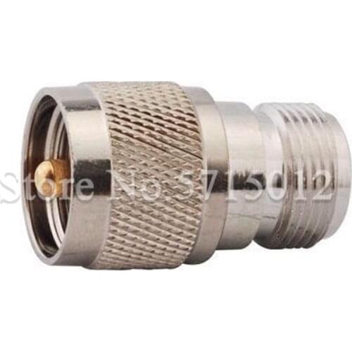 2pcs UHF-J/N-K Pure Copper Ultra High Frequency Walkie-talkie Adapter Male Head Turn to N Famale Head Plug Converter