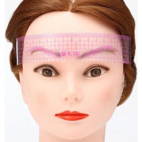 20 Pcs Professional Tattoo Stencils Microblading Reusable Makeup Brow Measure Eyebrow Tattoo Eyebrow Tools By Free Shipping