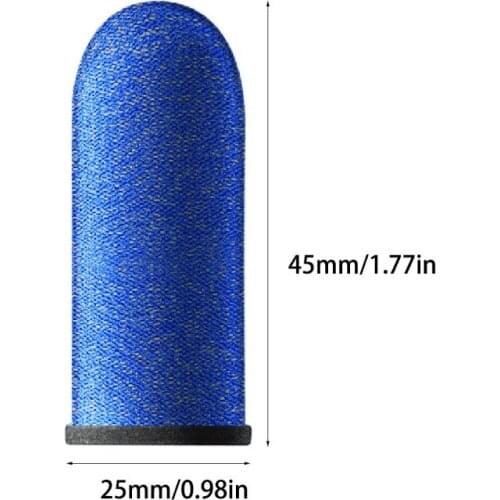 50 Pair Sweat-Proof Knitted Fabric Finger Cover Game Touch Screen Finger Sleeves