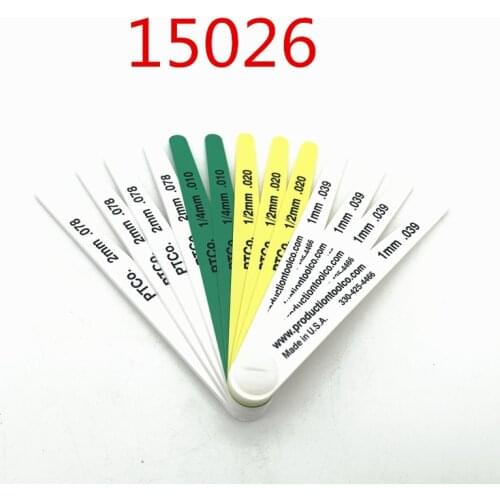 USA Production Plastic thickness gauge, Automotive special plastic feeler , USA Production 15026