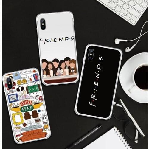 Central Perk Coffee friends tv show Phone Case Transparent for iPhone 6 7 8 11 12 s mini pro X XS XR MAX Plus cover funda shell