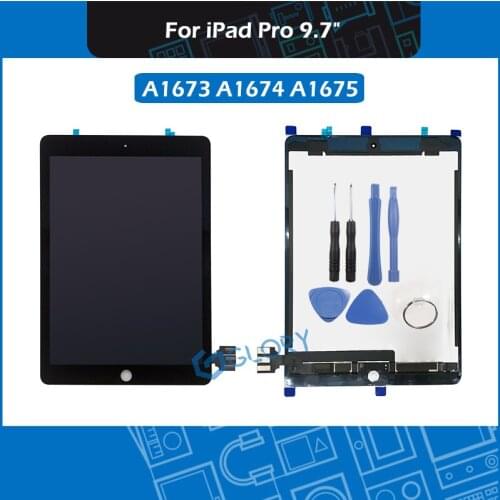 Black A1673 A1674 A1675 LCD Screen Assembly For iPad Pro 9.7" LCD display + Touch screen digitizer assembly Replacement