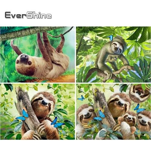 EverShine Diamond Painting Full Square Animal Diamond Embroidery Koala Picture 5D Rhinestones Mosaic Cross Stitch Wall Decor