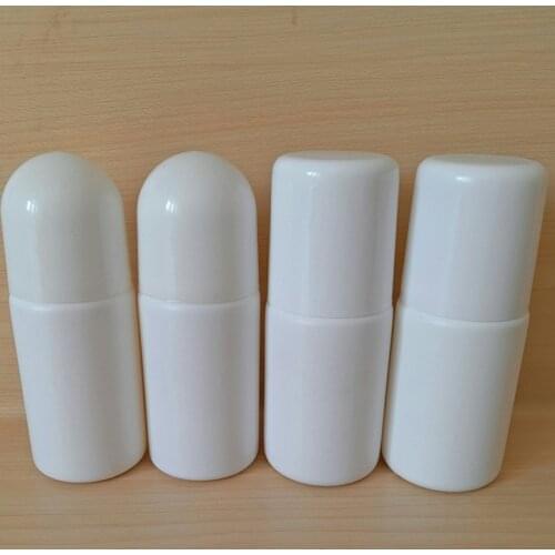 10pcs 50ML Essential Oil Bottles Glass Roller Bottles Empty Refillable Roll on Bottles Plastic Roller Bottles with Roller Ball
