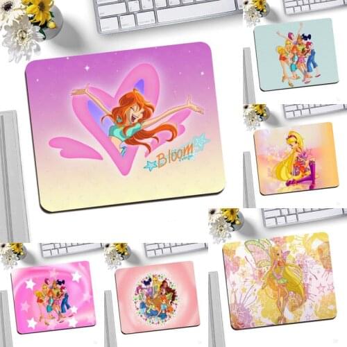 Winx clubs Customized laptop Gaming mouse pad Desktop Mousepad Gaming Small Mouse Pad 25X20CM Keyboard Mat