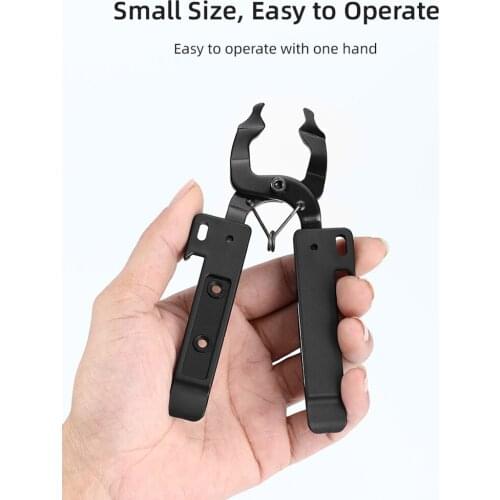 Bicycle Chain Mountain Bike Chain Caliper Steel Bike Link Plier Portable Bike Chain Clamp Removal Repair Tool Cycling Accessory