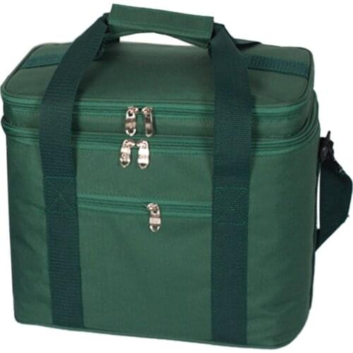 Insulated Lunch Box Carrier Cooler Bag Food Container 600D Oxford Cloth Camping Lunch Pouch