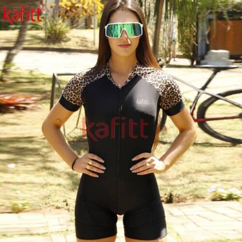 2021 Kafitt Black Cycling Jersey Bib Set Mountain Bike Uniform Bicycle Wear Quick-drying Clothes Ladies Jumpsuit Shorts